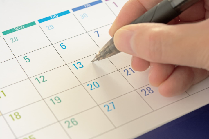 定期検診の通院頻度のイメージ