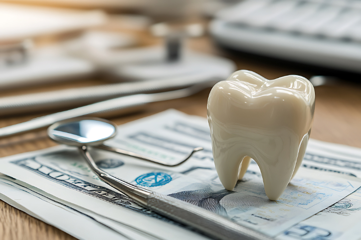 奥歯に使用されるセラミックの素材と費用のイメージ